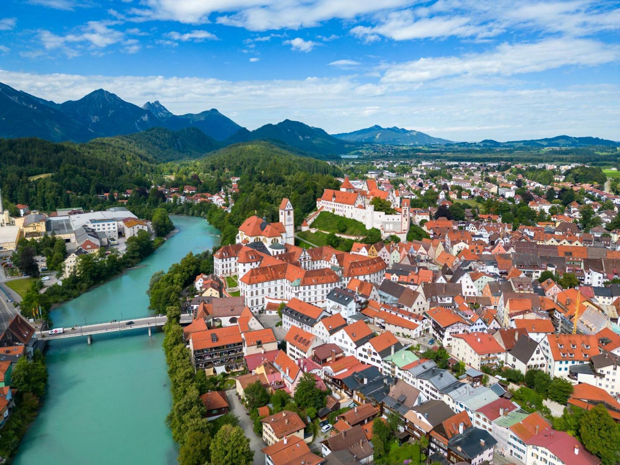 Ferienwohnung Schlossblick City I Füssen Exterior foto