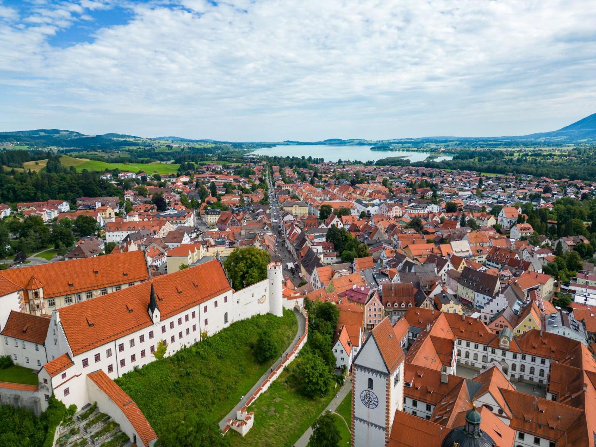 Ferienwohnung Schlossblick City I Füssen Exterior foto